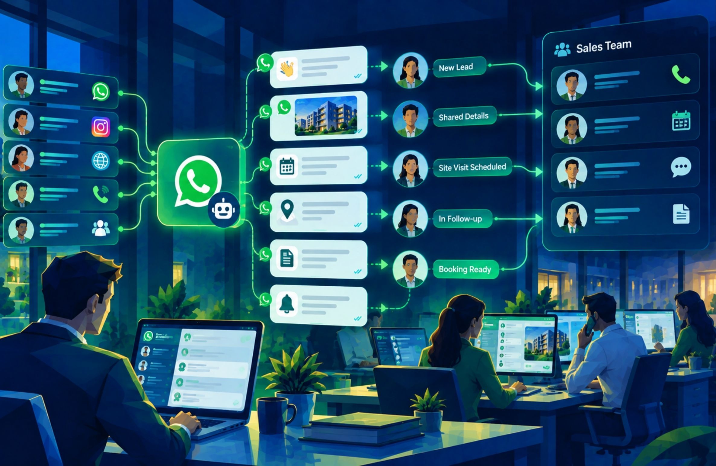Automate WhatsApp Follow-Ups for Real Estate Leads